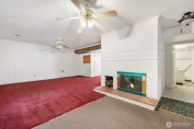 downstairs living area