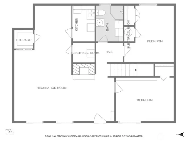 layout of downstairs