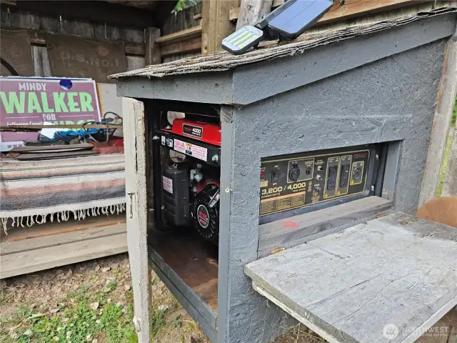 Generator which also comes with the purchase