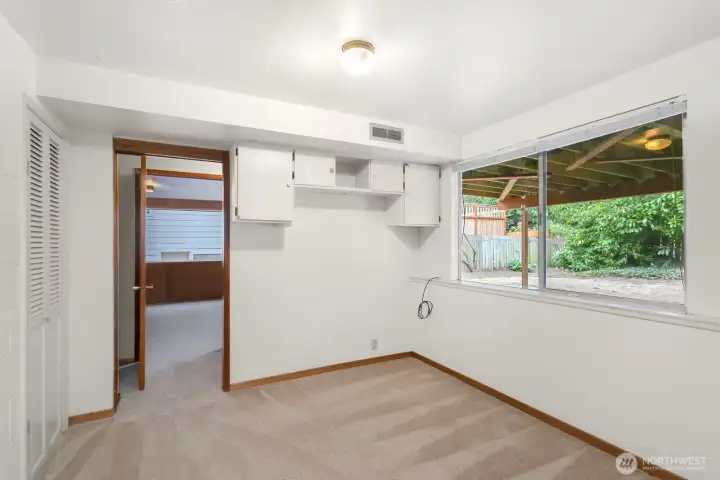 4th bedroom makes for an ideal WFH office.