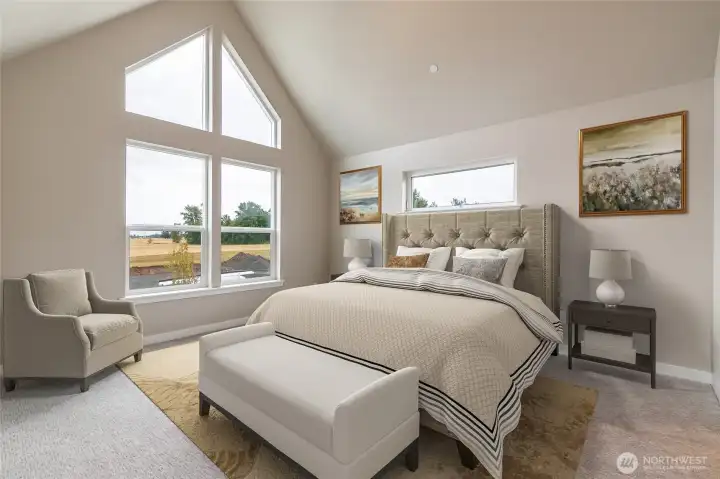 Primary, staged photo of a different unit but the same Peaks model for reference only.