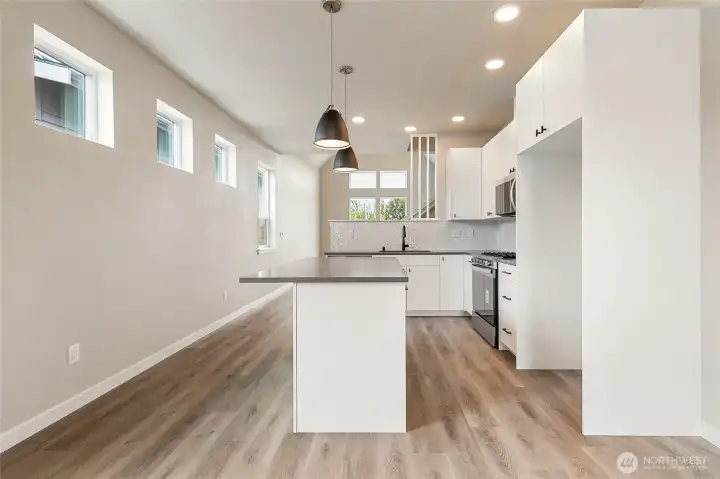 Kitchen pic for reference of like unit. 555 Northview is under construction.