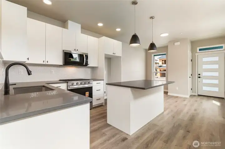 Kitchen pic for reference of like unit. 555 Northview is under construction.