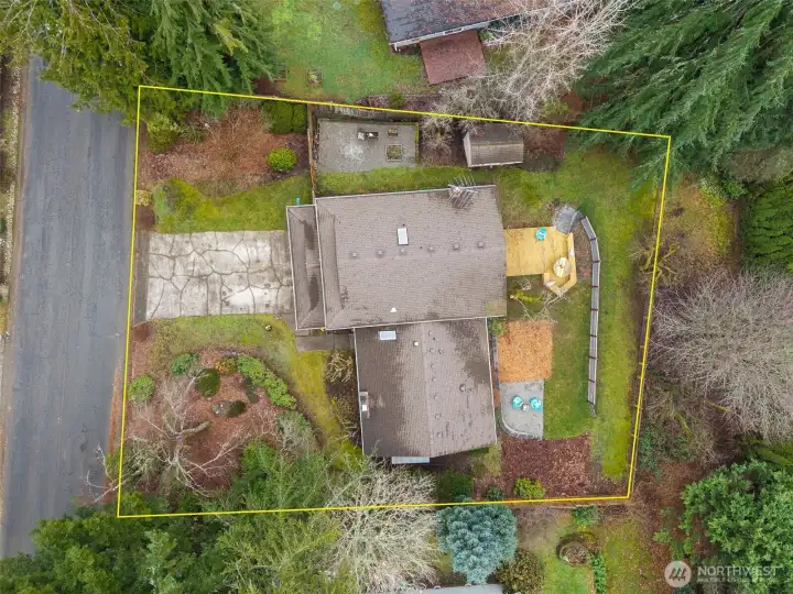 The .27 acre lot allows room for landscaping flair, or fenced backyard fun including a barked area for a future play structure, gravel area for a fire-pit , green lawn for tossing a ball, deck with built in seating and garden area.