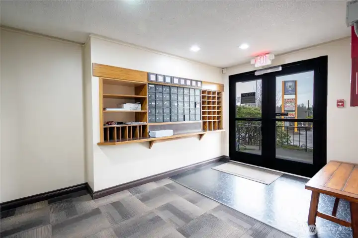 Secure lobby entrance