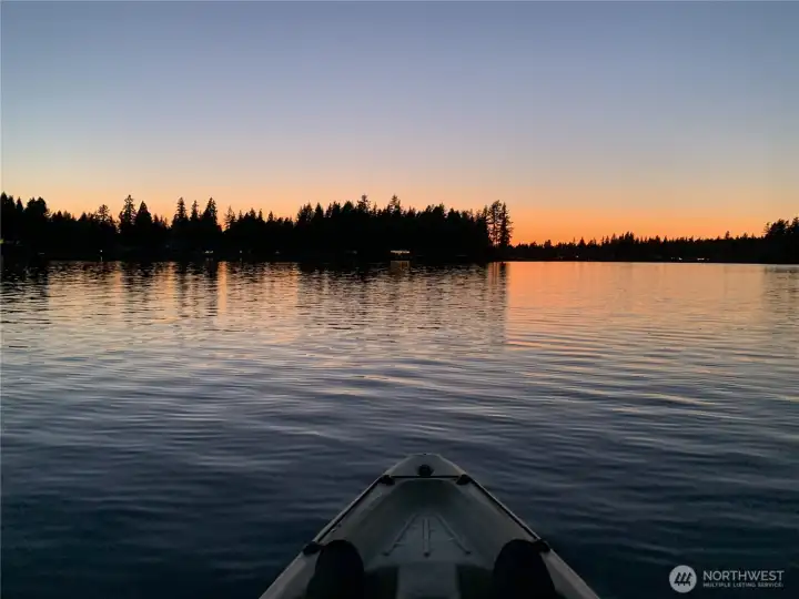 enjoy summer nights on the lake