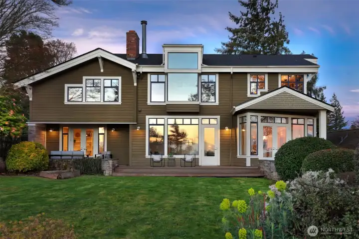 A completely transformed bungalow, showcasing imaginative design and a revitalized feel