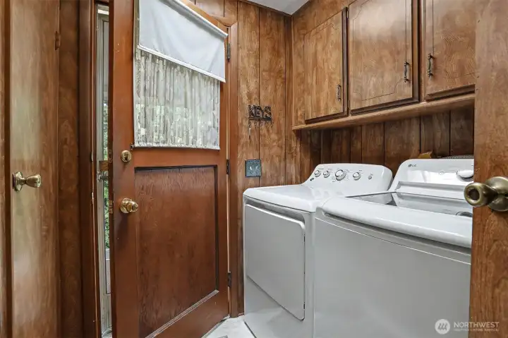 Laundry room.