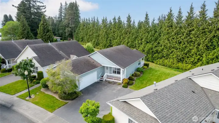 This home is located on one of the more private lots in the community and backs to greenbelt area.
