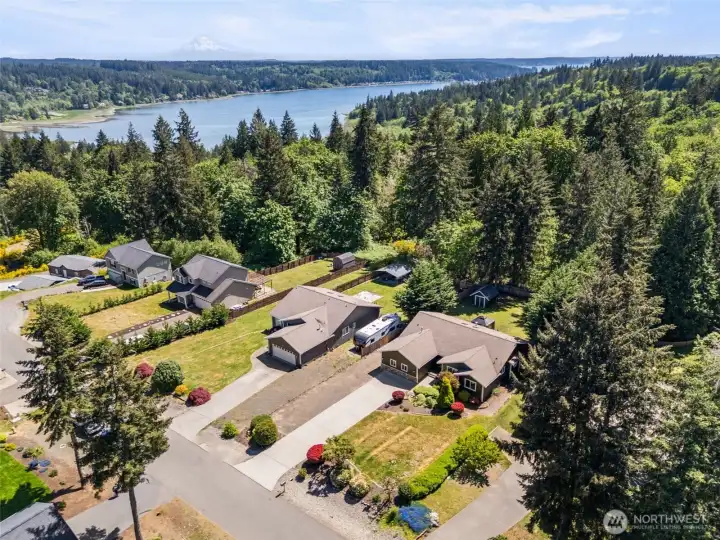 The Case Inlet, with the Allyn waterfront, is just minutes away for water fun