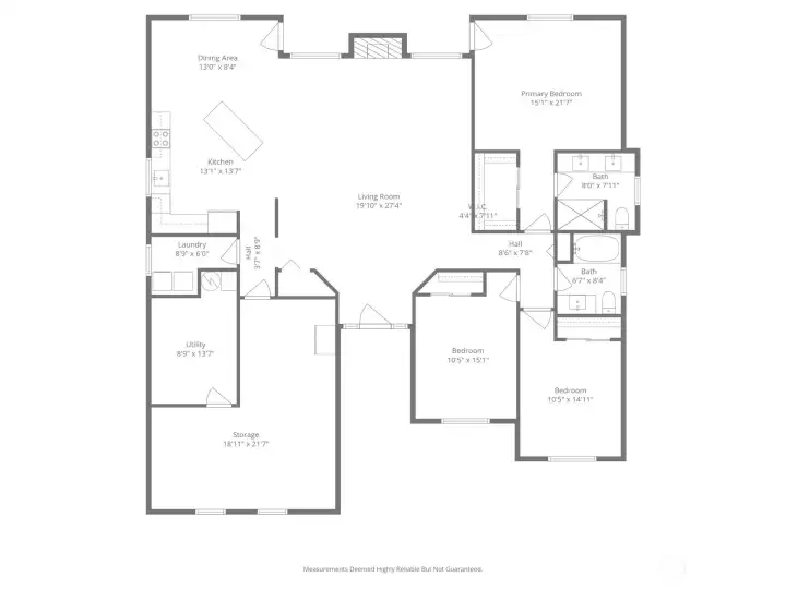 Notice the huge storage/flex space... for your home business, fitness, hobbies or play!