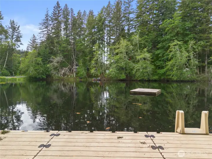 Fishing pond steps away Fishing pond steps away