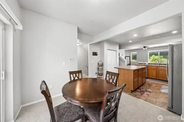 Dining and Kitchen area.