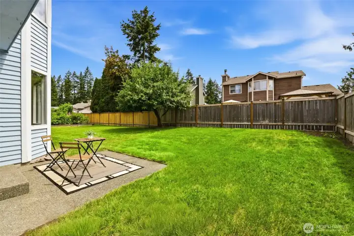 Expansive backyard showcasing the outdoor space that many buyers seek in established Covington neighborhoods. Expansive backyard showcasing the outdoor space that many buyers seek in established Covington neighborhoods.