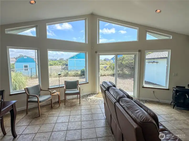 Enjoy fabulous natural light through the brilliant windows adorning the great room.