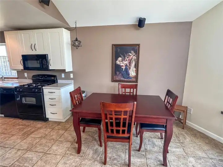 Enjoy your meals while soaking in the beautiful natural lighting.