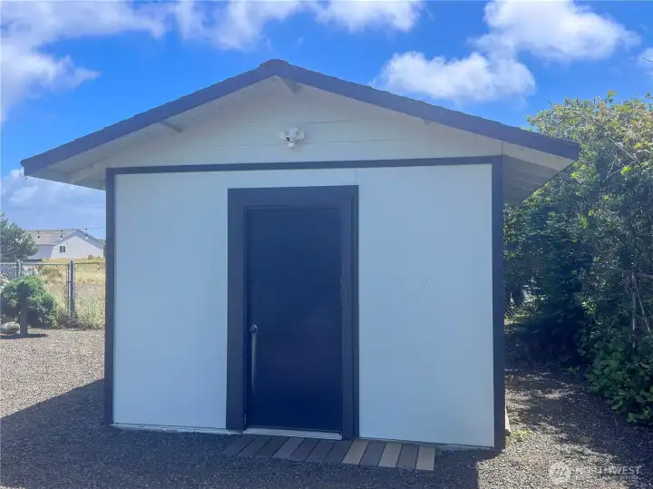 Shed for storing whatever you need!