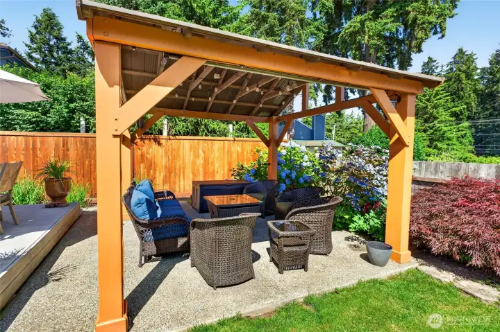 Stunning Gazebo with Lighting Stunning Gazebo with Lighting