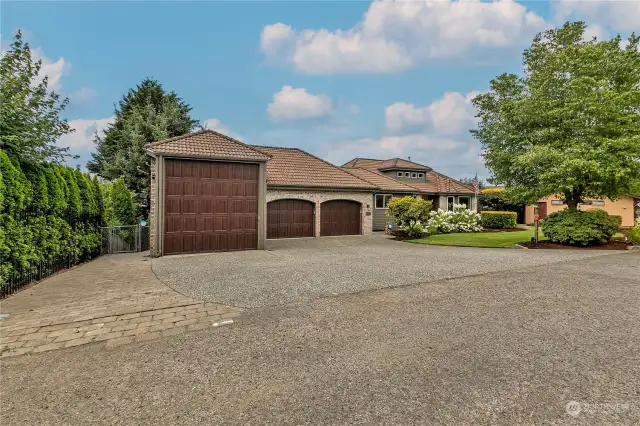 2-Car Garage with Separate RV Garage