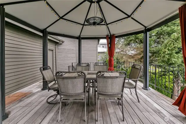 Walking out to Deck from Kitchen/Dining Area