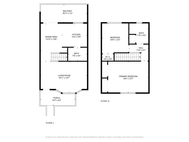 Floor UNIT A.  Both units are the same square footage and layout.