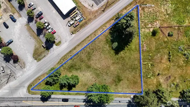 Property is fully fenced. Public utilities are available to connect to. Blue boundary lines are approximate. Buyer to verify to their own satisfaction.