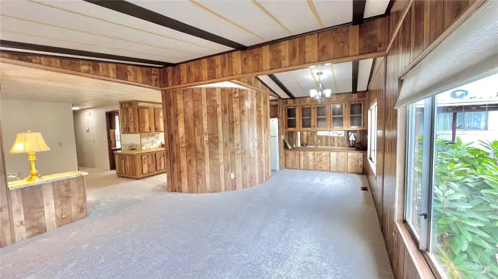 Living Room Looking At Dining Room