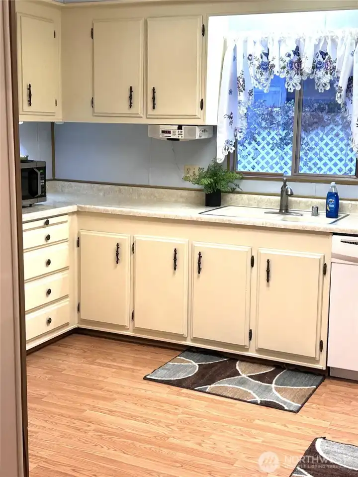 New paint on cabinets