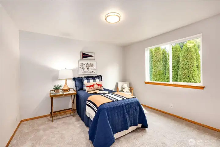 Second bedroom on upper floor.