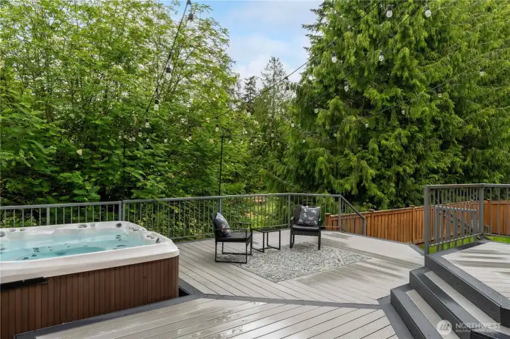 Plenty of room for friends and family to hang out.