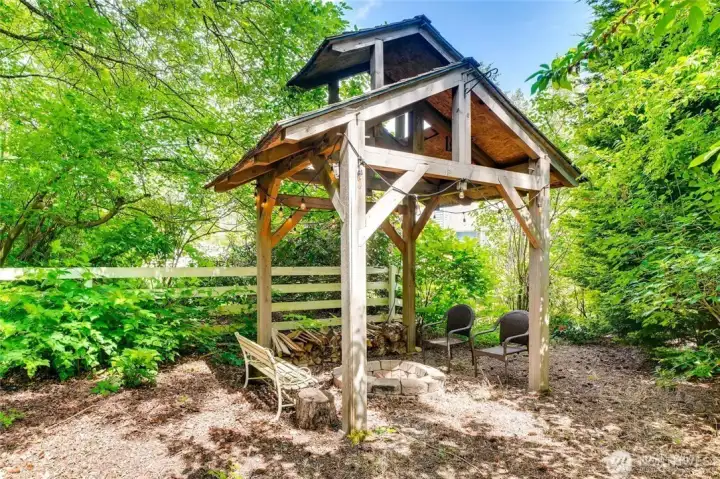 Enjoy Smores and Good Times Around the Fire Pit Area