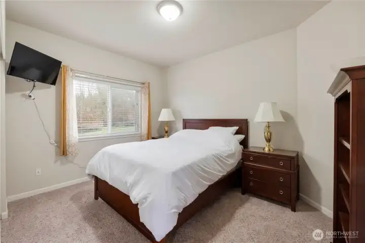 The additional bedroom at the front of the home.