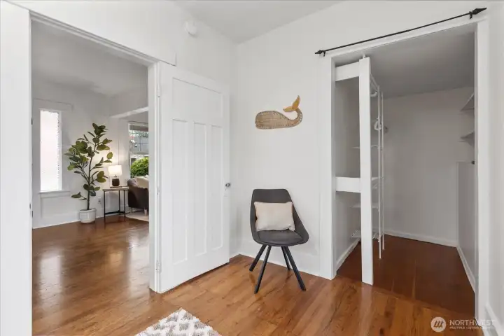 Large closet in second bedroom