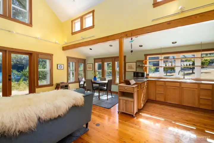 Open floorplan while still feeling warm and intimate