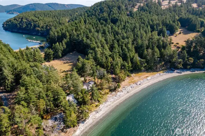 This south-facing beach is lovely all times of the year.