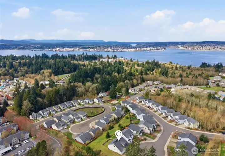 Just a short 2.4 miles to Port Orchard waterfront to enjoy restaurants, shops, and community vibe.