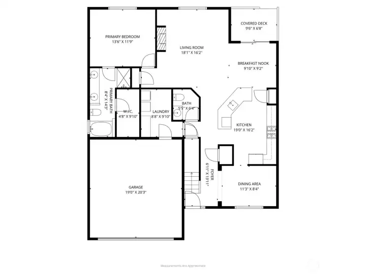 Main level floorplan