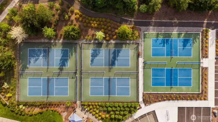 Pickleball courts at Seven Summits