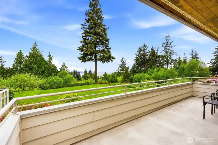 Balcony off of primary bedroom.