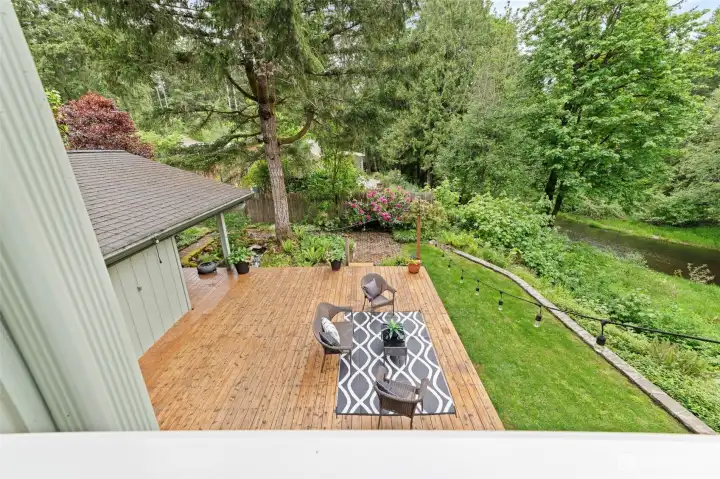 Upper View Back Deck