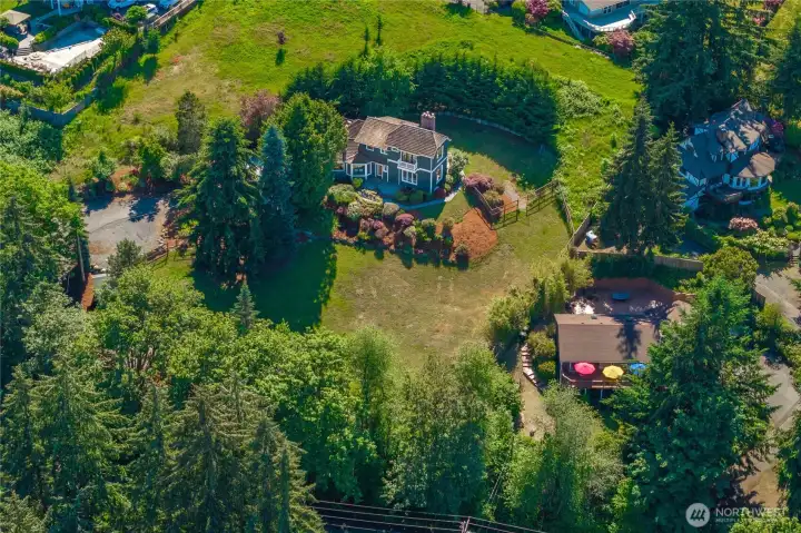 Over an acre of fully fenced private property