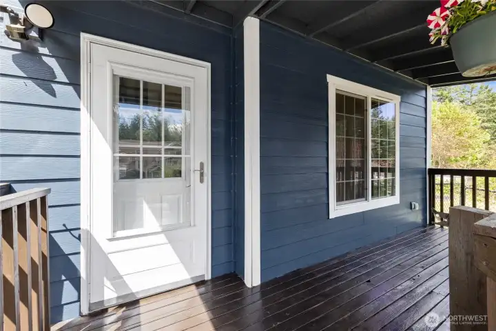 Covered front porch