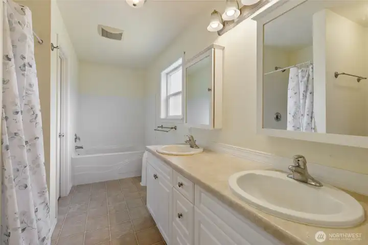 Upstairs Primary bath