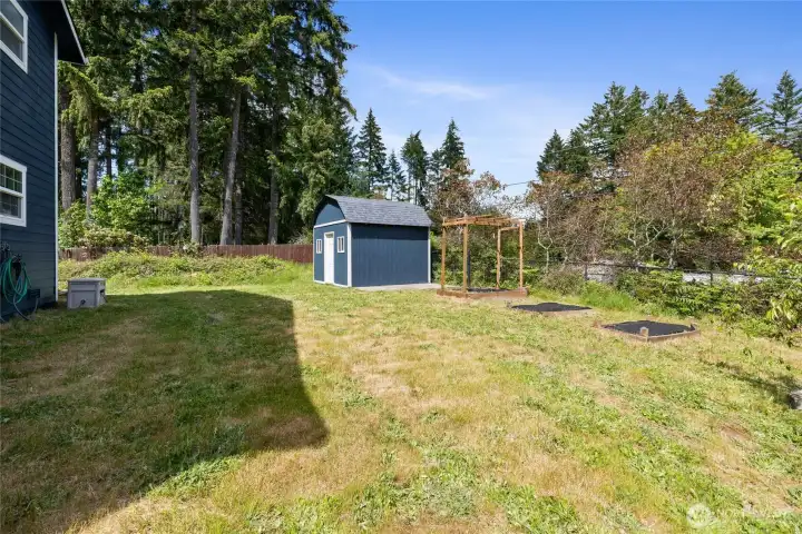 Spacious yard