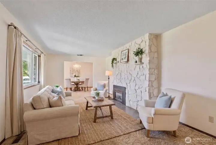 Virtually Staged Formal Living Room Virtually Staged Formal Living Room