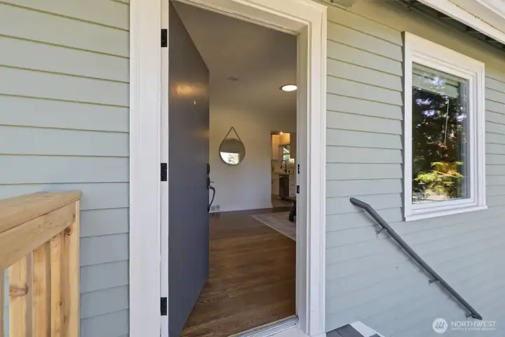 Covered front porch welcomes you home! Covered front porch welcomes you home!