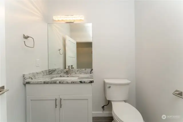 1/2 bath 2nd floor