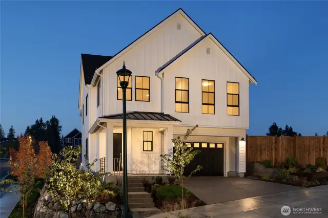 The Garnet Farmhouse by Toll Brothers. For illustration purposes only & not of actual home listed for sale.