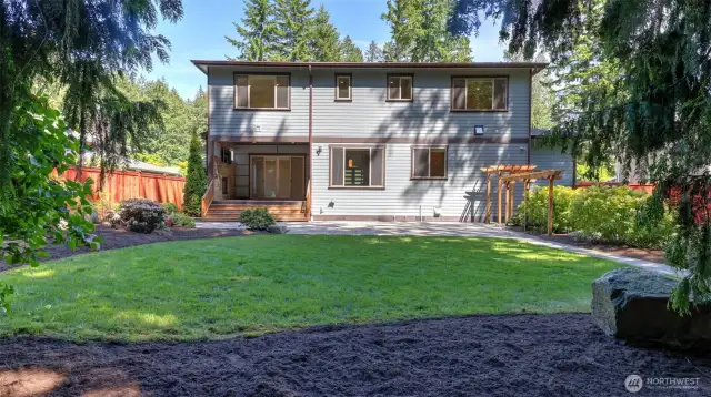 Huge backyard!
