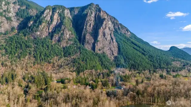 Front row view of the beautiful mountain!